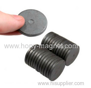 High performance bonded ferritel magnetized magnet