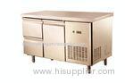 Energy Saving Two Drawer Refrigerated Prep Table For Restaurant , 1355 x700x850