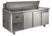 350 Three Door Flip Open Cover Stainless Steel Salad Bar Counter For Commercial,1800x700x850