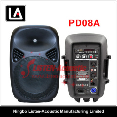 professional plastic stage passive active speaker boxes