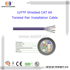 U/FTP Shielded Cat 6A Twisted Pair Installation cable