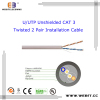 U/UTP unshielded Cat 3 Twisted 2 Pair Installation cable