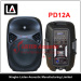 12" passive active professional plastic active passive speaker box