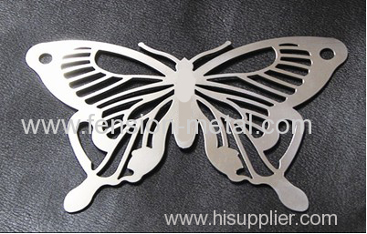 Water cutting steel butterfly