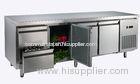 Counter Depth Reach In Refrigerator Freezer With Two Drawers / Three Doors
