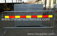 2500mm Temporary Road Barricade with reflective strip tape