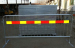 1100mm Height reflective tape steel road barrier