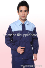 workwear and uniforms in dark blue and light blue