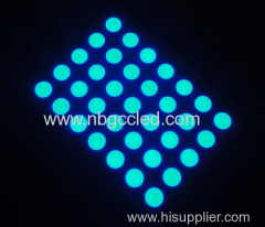 dot matrix LED display 0.7 inch blue color with 1.9mm dot