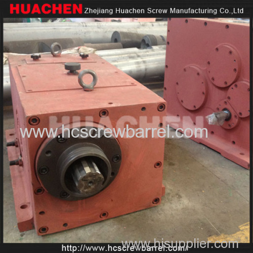 Conical twin screw barrel reducer gearbox fans heatings