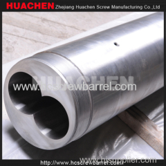 parallel bimetallic twin screw barrel