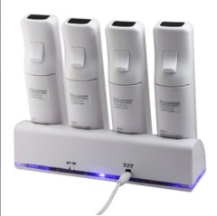 4 Charger Charging Dock Station+4 Battery Packs For Wii Remote Control