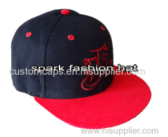 Two tones flat brim fashion hip hop hat