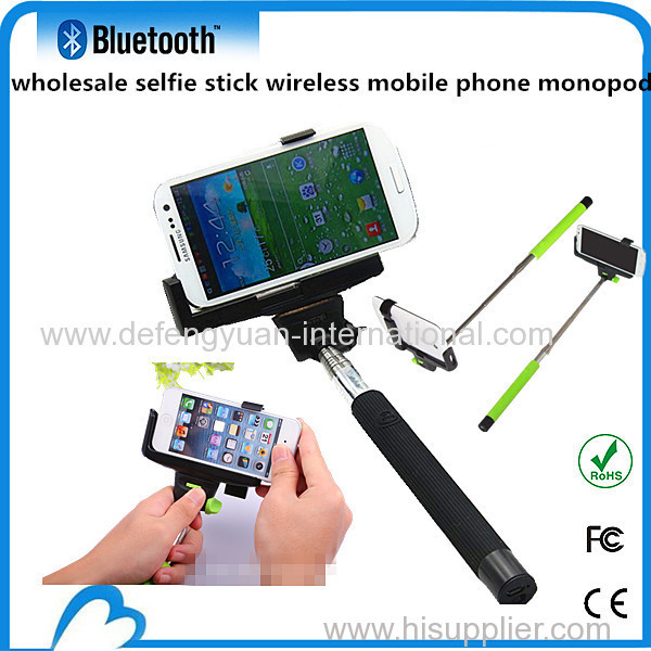 2015 Hot bluetooth selfie sticks mobile phone monopod