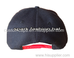 Wholesale flat brim snapback hats with square peak
