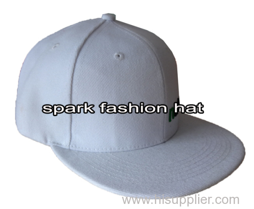 Custom acrylic flat brim snapbacks hats with your own design