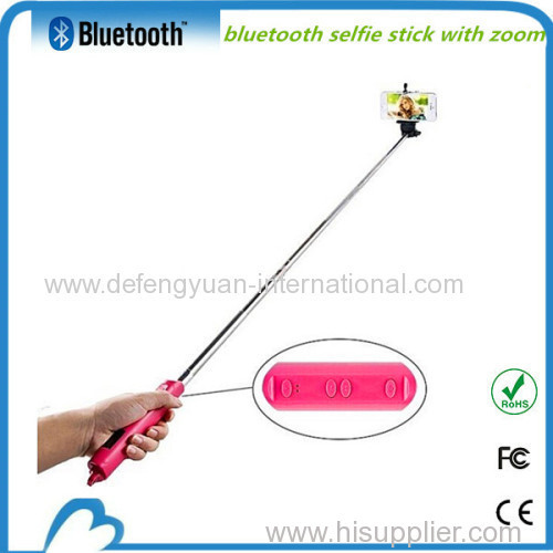 bluetooth selfie stick monopod with zoom