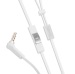 Monster DNA In-Ear Earbud Headphones white with Satin Chrome Finish