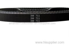 factory shop&free shipping 3M fiberglass rubber timing belt 237 teeth length 711mm width 6mm pitch 3mm environmental