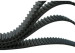 factory shop&free shipping 3M fiberglass rubber timing belt 237 teeth length 711mm width 6mm pitch 3mm environmental