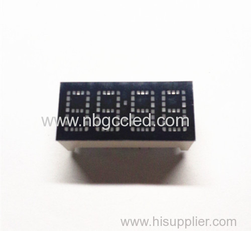 0.4" four digit 7 segment LED display bright white color for clock display