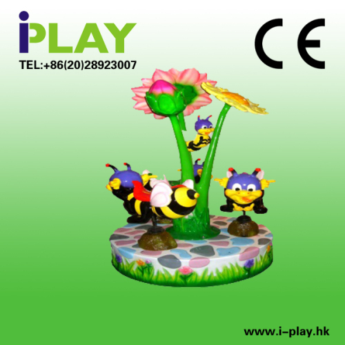 2014 kids lovely Carousel "New honey bee" for amusement and theme park kids carousel wholesale