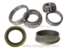 Wheel bearing kit consist of inner cup inner bearing outer cup outer bearing seal and cap