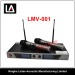 Dual UHF Wireless Microphones Systems LMV - 001