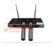 Dual UHF Wireless Microphones Systems LMV - 001