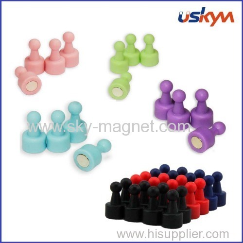 Magnetic Push Pin for WhiteBoard & Fridge - New colors