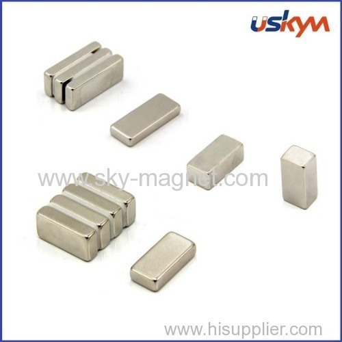 radial magnetization block magnet