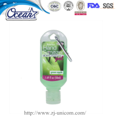 50ml hook clip waterless hand sanitizer marketting mix