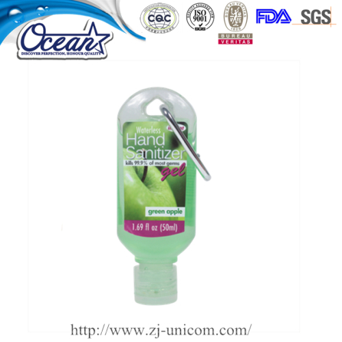 50ml hook clip waterless hand sanitizer company giveaways