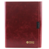Shiny PU cover notebook with embossed personalized LOGO_China Printing Factory