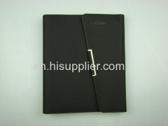 Business promotional PU cover paper notebook