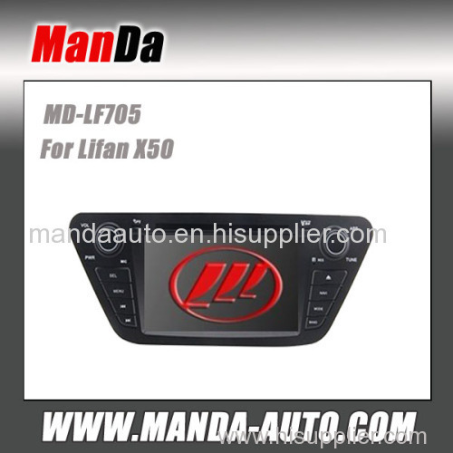 Manda car radio for Lifan X50 in-dash navigation car entertainment system touch screen dvd gps