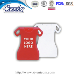 15ml clothes shape card hand sanitizer promotion of a product in marketing