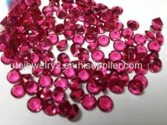 synthetic ruby gems from 1.0mm -3.0mm wholesales