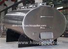 Big Horizontal Stainless Steel Tanks , Cooling Bulk Liquid Pasteurized Milk Tank 1000L - 30000L