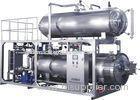 High Efficiency Hot Water Returning Sterilizer Sterilization Machine With PLC And Touching View