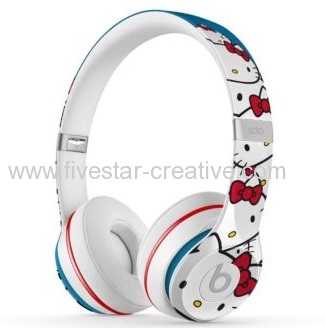 Beats by Dr.Dre Solo 2 Special Edition Hello Kitty Over-Ear Custom Headphones