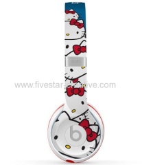 Hello Kitty Beats by Dre Special Edition Beats Solo2 On-Ear Headphones Beats Solo2 Headset Special Edition