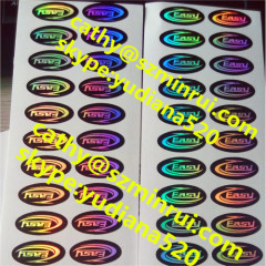 2015 hot custom printing logo security hologram stickers