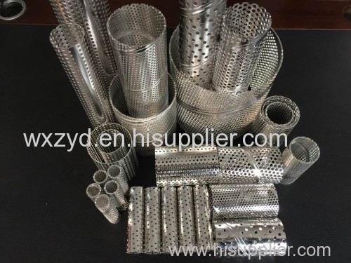 Zhi Yi Da stainless steel spiral welded perforated metal pipes filter elements