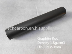 Dia.55*350mm graphite rod /rare earth smelting/Sintered Artificial high purity graphite rod/Graphite Stir Rod
