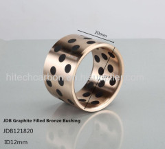 JDB121820 Copper graphite bearing / Graphite Radial Bush/ Carbon trust graphite bearing