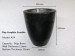 A5# Clay Graphite Crucible for 5kg copper melting / Graphite Crucible for copper brass and aluminium melting