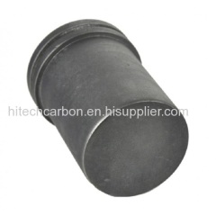 1kg Gold Melting Graphite Crucible with grooved double flange size OD65* ID38* H125 mm/ High Density high Purity Graphit