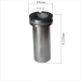 1kg Gold Melting Graphite Crucible with grooved double flange size OD65* ID38* H125 mm/ High Density high Purity Graphit