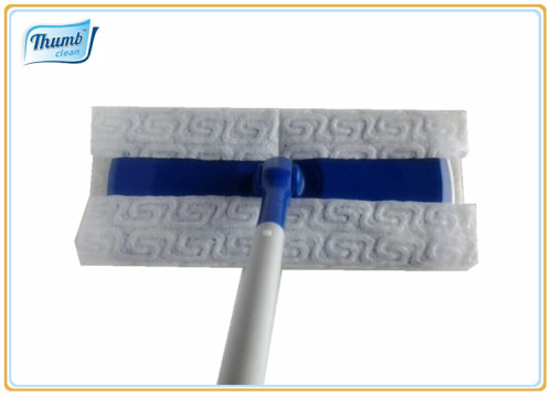 Nonwoven duster 75% polyester and 25% polypropylene fiber